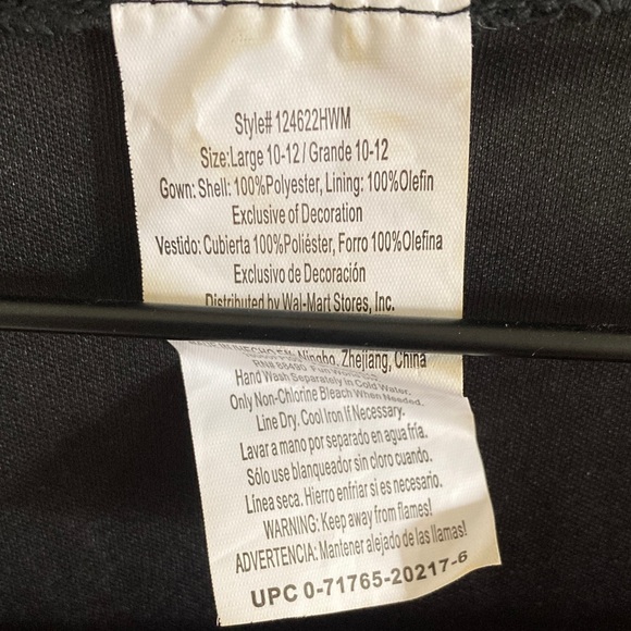 Halloween Black And Red Witch Costume Dress Size Large Size 10 / 12 - Picture 4 of 8